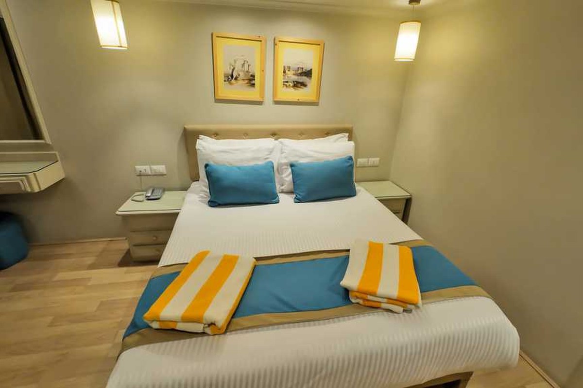 M/S Queen of Sheba – Kabine mit Doppelbett